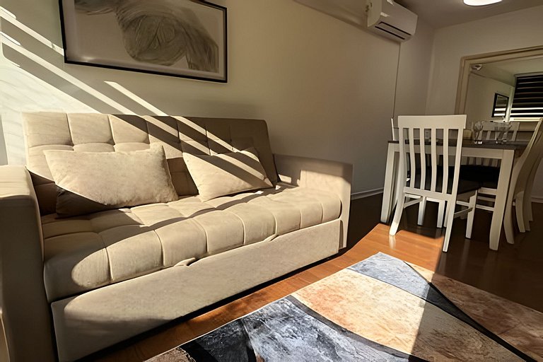 Amplio Depto. 3 dorm. Full equipado centro de Stgo