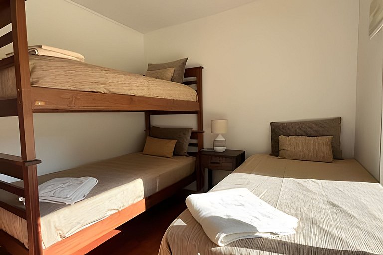 Amplio Depto. 3 dorm. Full equipado centro de Stgo