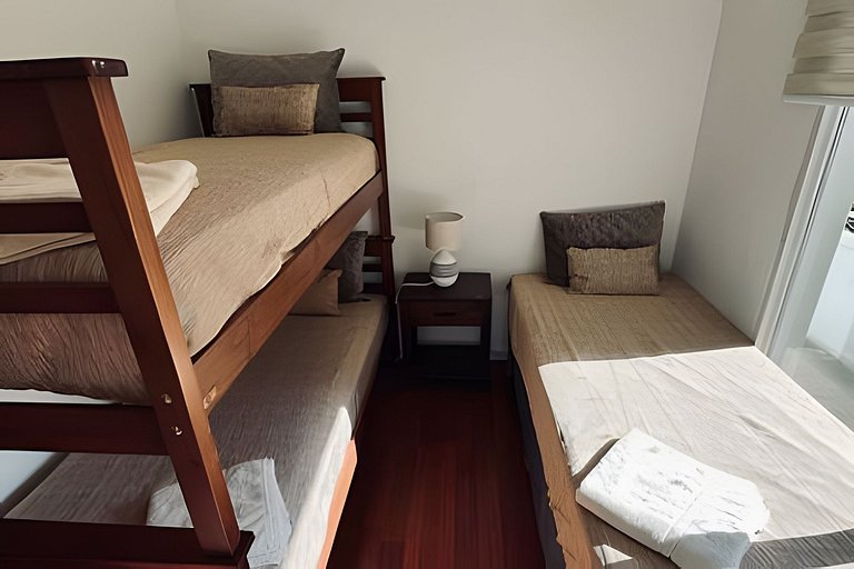 Amplio Depto. 3 dorm. Full equipado centro de Stgo