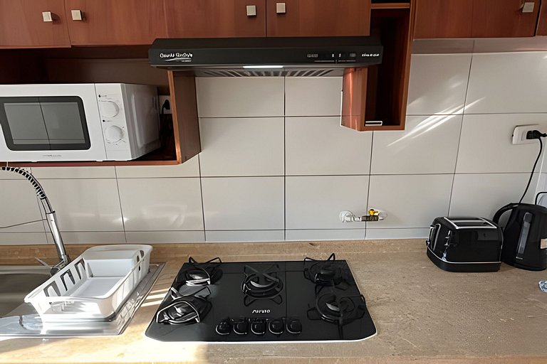 Amplio Depto. 3 dorm. Full equipado centro de Stgo