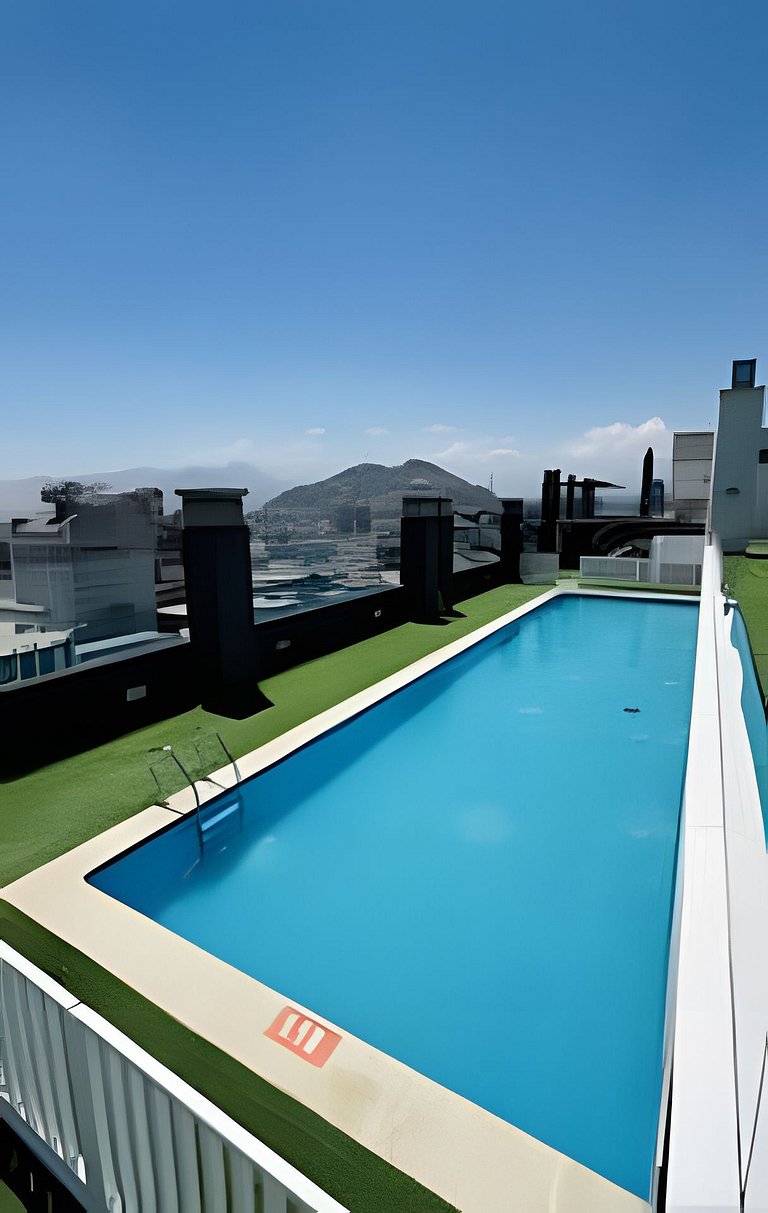 Amplio Depto. 3 dorm. Full equipado centro de Stgo