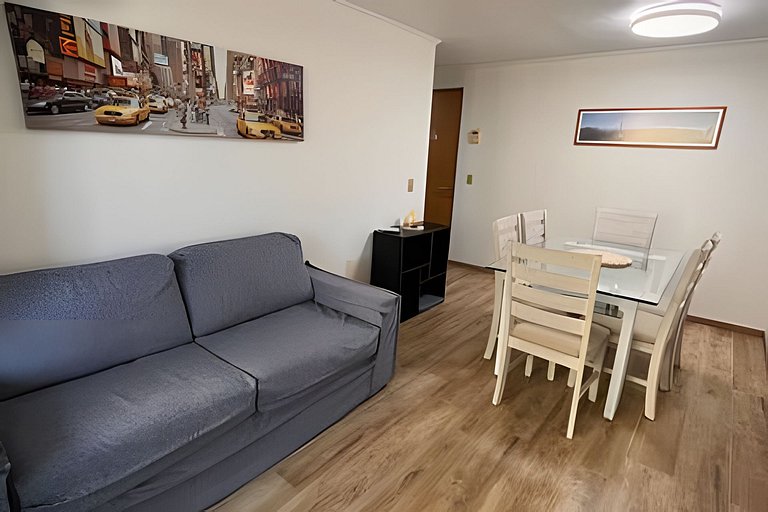 Amplio Depto. 3 dorm. Full equipado centro de Stgo