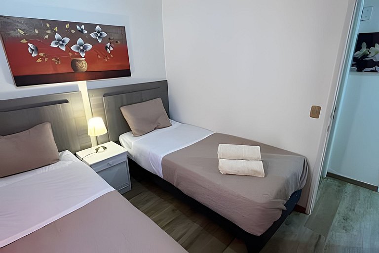 Amplio Depto. 3 dorm. Full equipado centro de Stgo