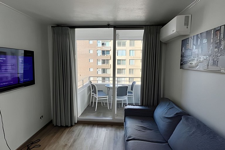 Amplio Depto. 3 dorm. Full equipado centro de Stgo