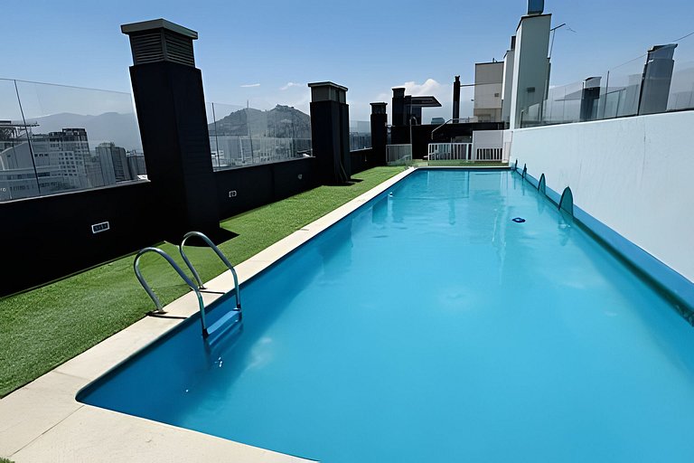 Amplio Depto. 3 dorm. Full equipado centro de Stgo