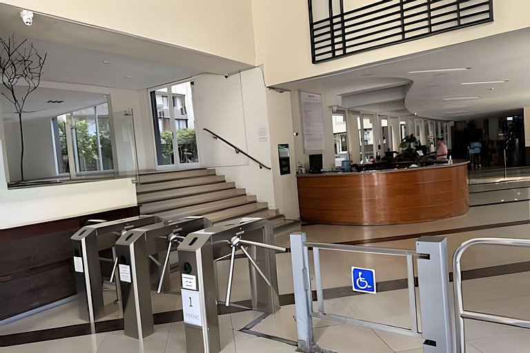 Amplio Depto. 2 dorm. Full equipado centro Stgo.