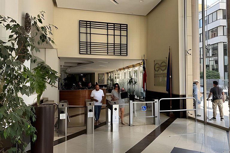 Amplio Depto. 2 dorm. Full equipado centro Stgo.