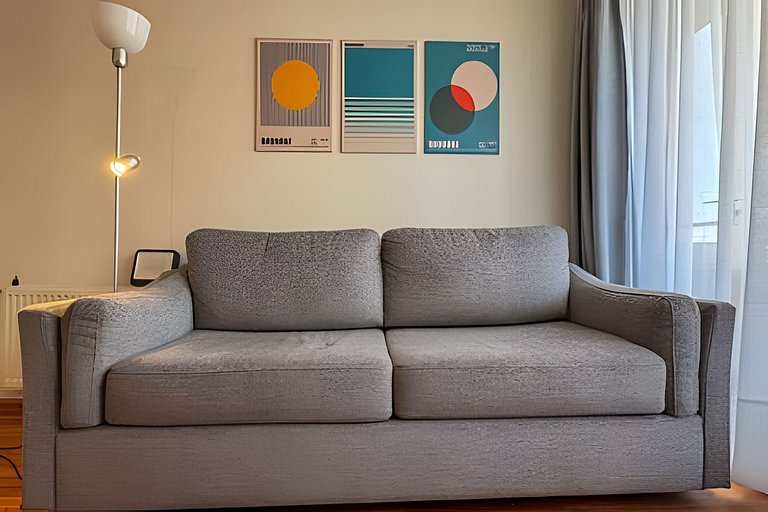 Amplio Depto. 2 dorm. Full equipado centro Stgo.