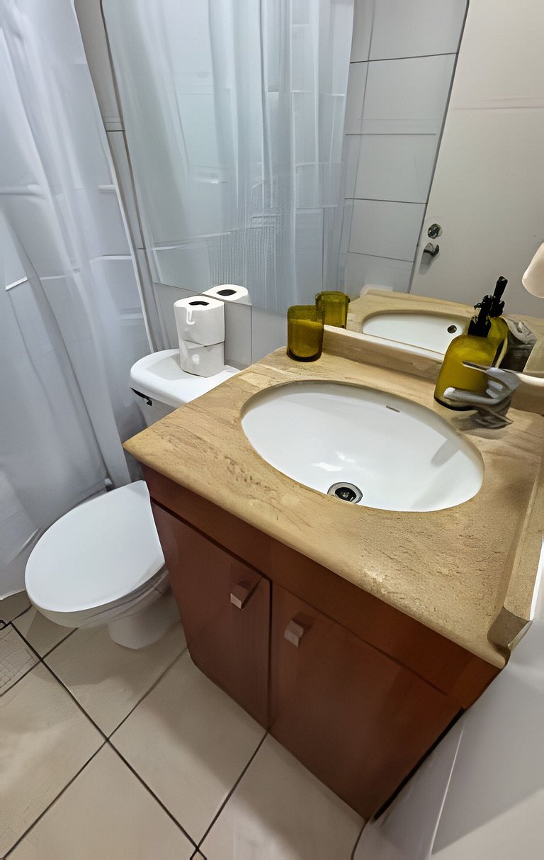 Amplio Depto. 2 dorm. Full equipado centro Stgo.