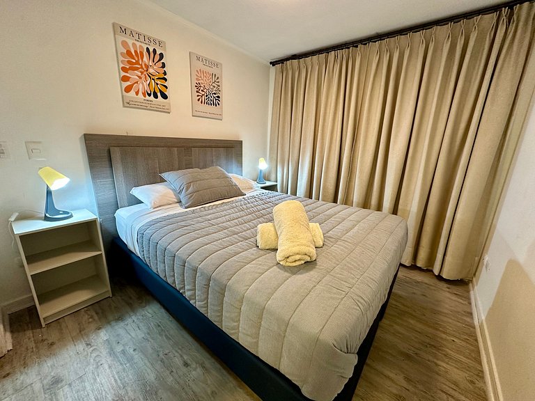 Amplio Depto. 2 dorm. Full equipado centro Stgo.