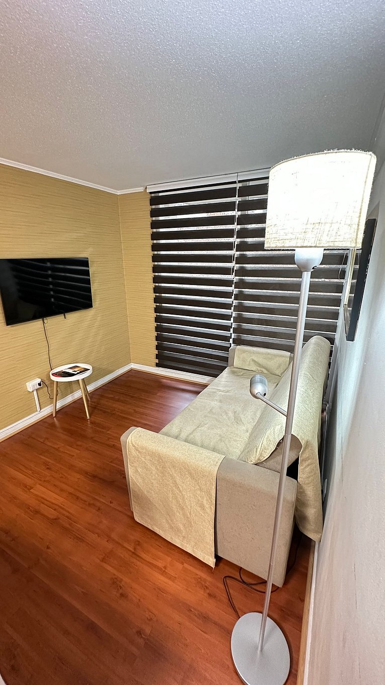 Amplio Depto. 3 dorm. Full equipado centro de Stgo