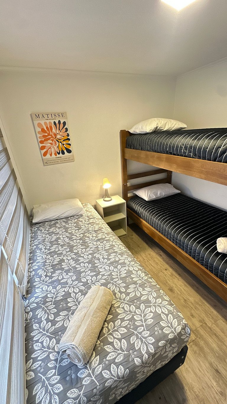 Amplio Depto. 2 dorm. Full equipado centro Stgo.